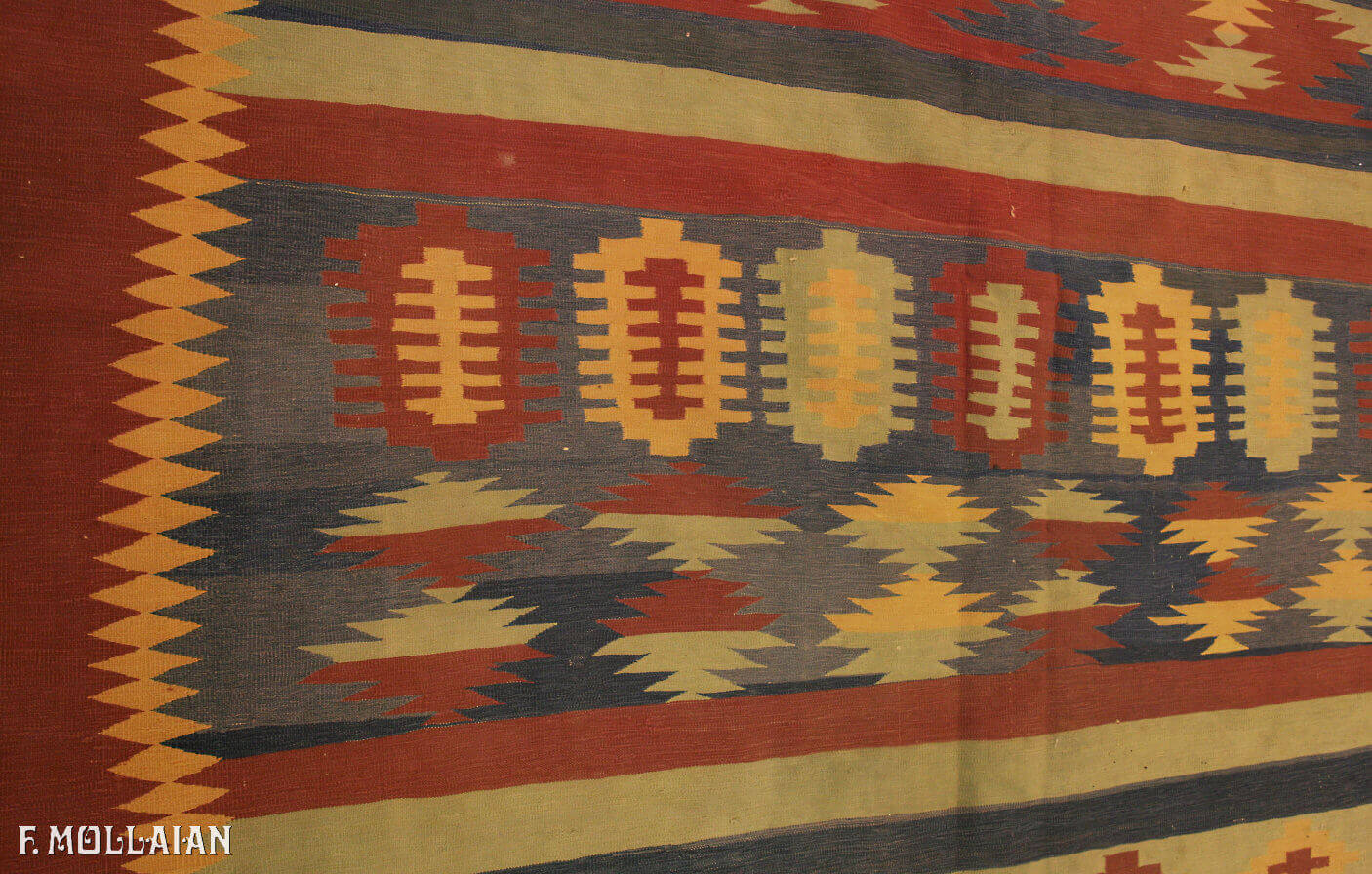 Antique Indian Dhurrie Kilim n°:47106978